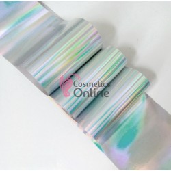Folii de transfer, folie de unghii   Argintiu Pure Mermaid F033
